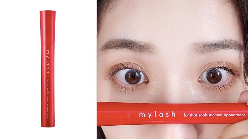到日本必買mylash速乾薄膜型睫毛膏，刷出日式植睫感的⻑睫毛！