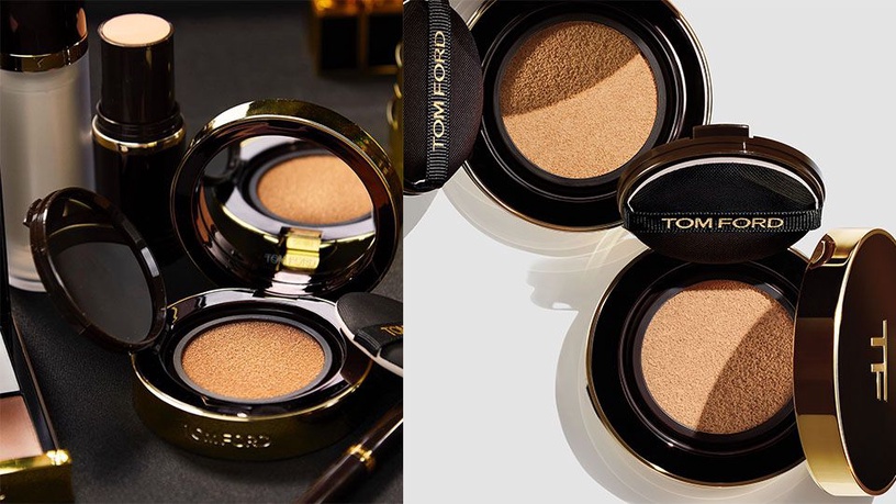TOM FORD時尚氣墊粉餅全新登場!絕美黑金外殼根本是精品,還自帶美肌光!
