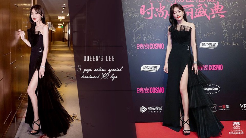 皇后娘娘秦嵐鉛筆腿引熱議!5個瑜珈動作專治XO憋腳腿