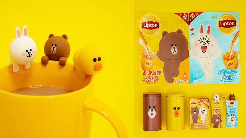立頓 x LINE FRIENDS聯名奶茶,限量LINE杯緣公仔一定要收集!