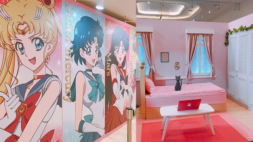 美少女戰士快閃店10/25登場!小兔房間1:1重現公開,週週限定+獨家裝置完整介紹