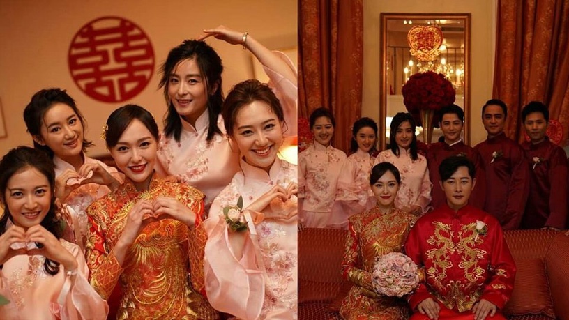 唐嫣4位伴娘閨蜜是誰!不是楊冪、劉亦菲,他們跟唐嫣怎麼認識的?