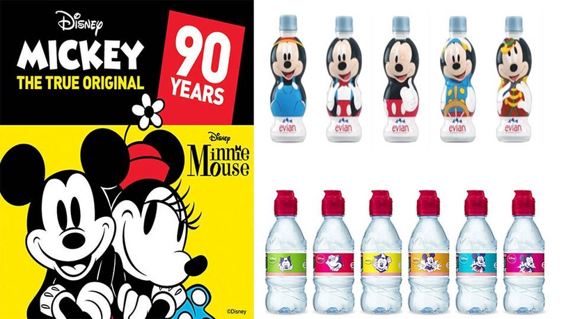 法國天然礦泉水evian®也來為90歲米奇慶生啦,多款限定瓶身絕不能錯過!