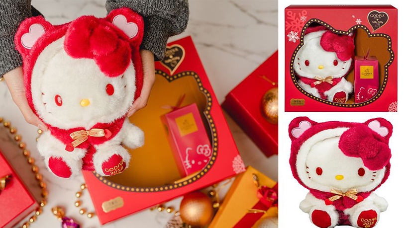 GODIVA x Hello Kitty 全球限量系列萌翻天,Kitty控一定要收藏!