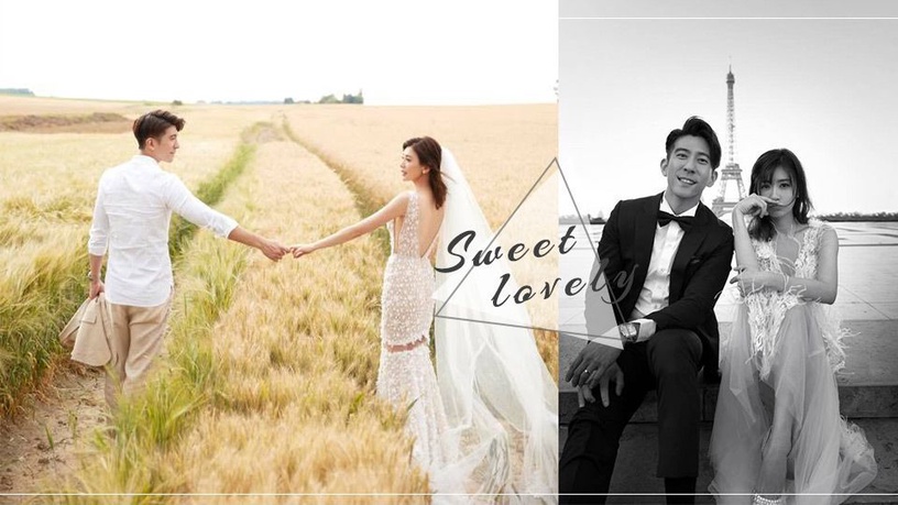賈靜雯甜曬巴黎絕美婚紗照!確定11月25日將在峇里島辦婚禮!