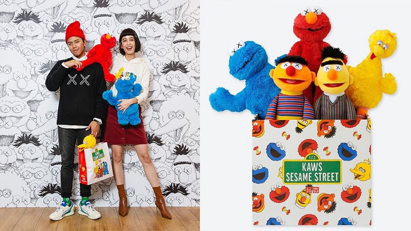 UNIQLO X KAWS X SESAME STREET 秋冬最強聯名!超可愛絨毛玩偶+必搶款式是這些!