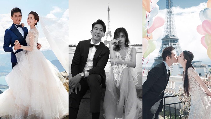 賈靜雯絕美婚紗照曝光!這些明星最愛的婚紗品牌圓了女孩的公主夢
