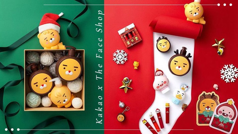 萊恩跟屁桃又來搶錢!Kakao與The Face Shop聖誕聯名12/13上市!