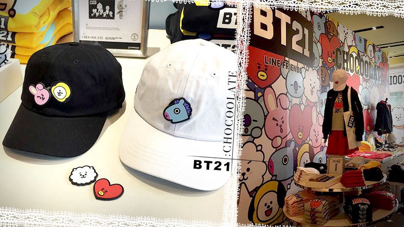 BT21聯名搶不完!與CHOCOOLATE獨家限定快閃店今日登場,明天就穿著去看BTS演唱會~
