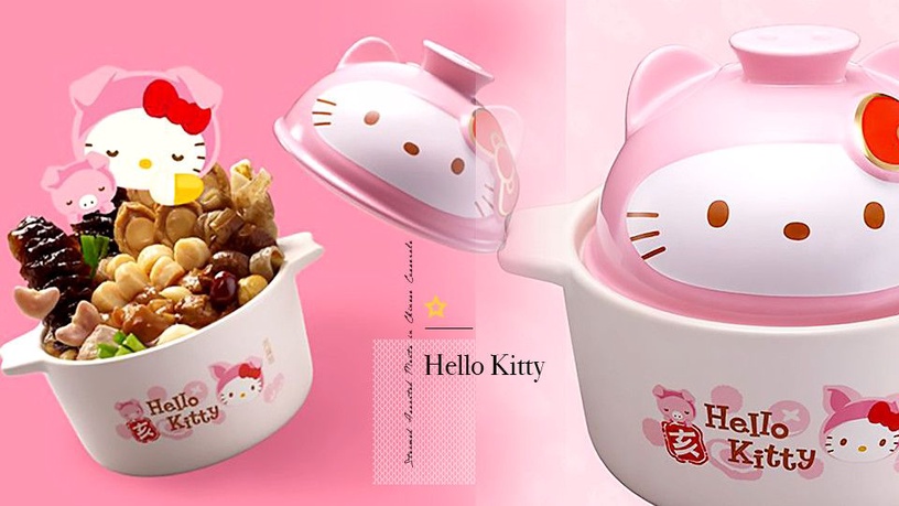老協珍Hello Kitty 豬玉滿堂佛跳牆太可愛了!過年就用凱蒂貓孝敬母親大人吧!