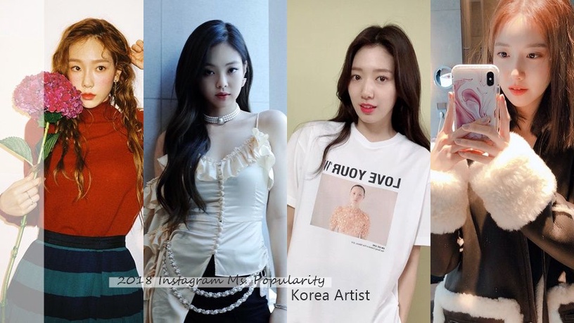 2018韓國女星IG人氣王出爐!BLACKPINK全員入榜、第一名是她!