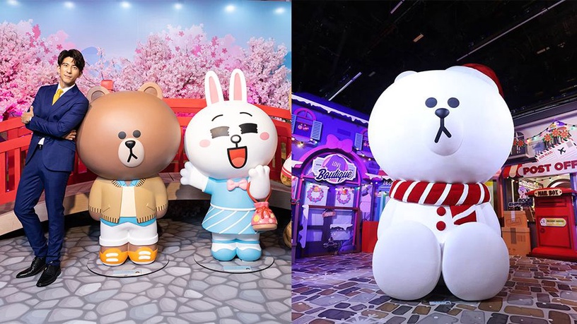 LINE FRIENDS世界巡迴之旅特展 全球唯一白色巨型熊大在台北!