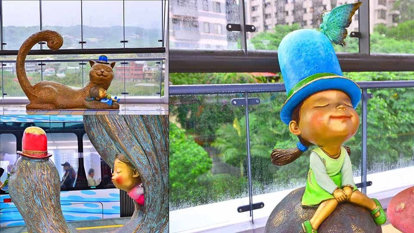 淡海輕軌通車要免費讓你試乘一個月!每一站都有幾米身影我們帶你搶先看!