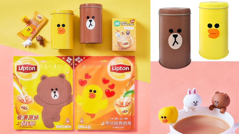 立頓 x LINE FRIENDS聯名第二波來啦!隱藏版莎莉可愛登場囉~