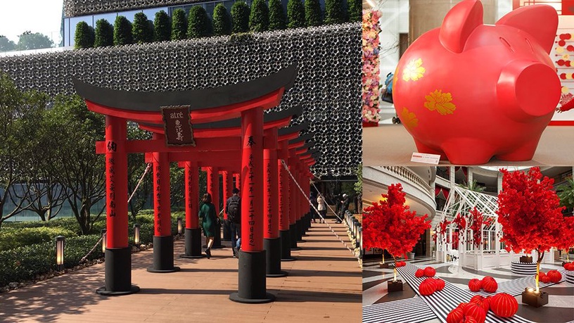 百貨公司竟然出現日本神社鳥居!?今年過年就到這裡打卡吧!