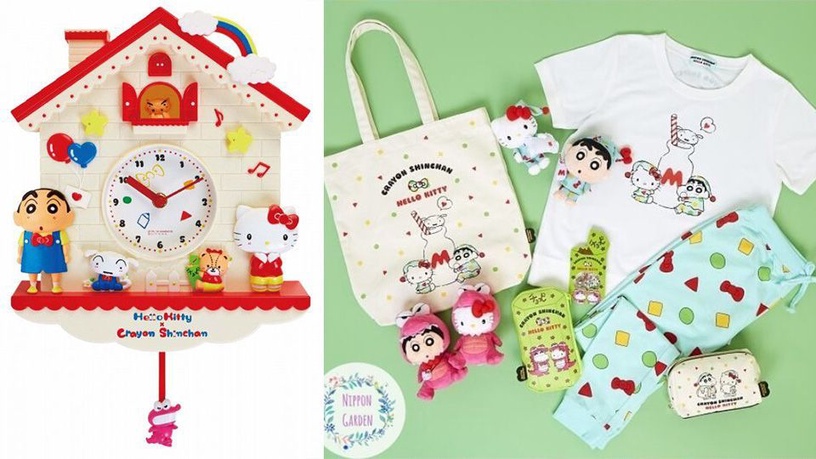 蠟筆小新XHello Kitty最強聯名,童年回憶都在這啦!