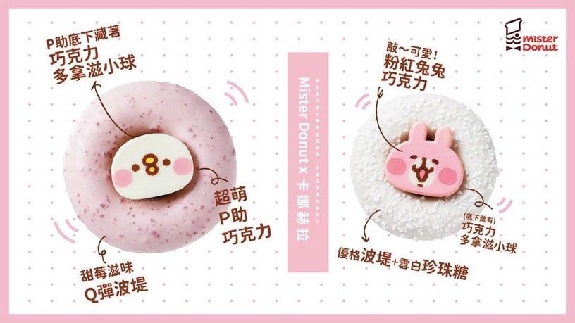 Mister Donut推出超可愛卡娜赫拉甜甜圈,可愛造型融化你的心~