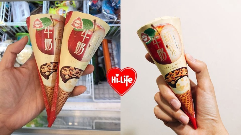 吃得到蘋果果肉!杜老爺全新「蘋果牛奶甜筒」,只在這間超商獨家販售!