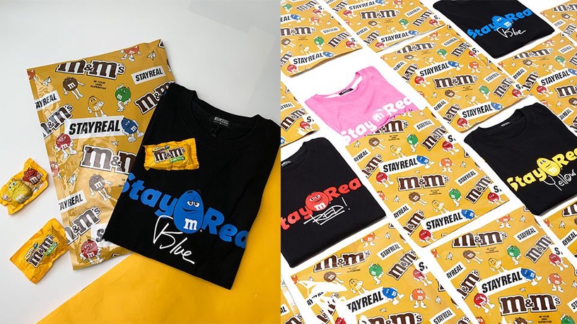 STAYREAL x M&M'S「尋找幸運巧克力豆潮T」,趕快來把隱藏角色帶回家吧!