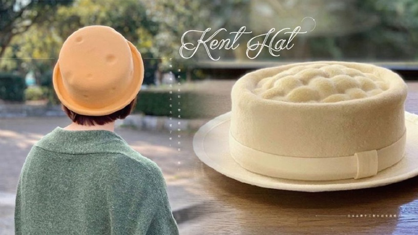 日本品牌Kent Hat把麵包變成帽子,戴頭上也太可愛了吧!