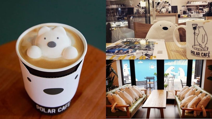 IG狂洗版!北極熊咖啡廳「Polar Cafe」台北西門町新開幕,給你滿滿的北極熊!