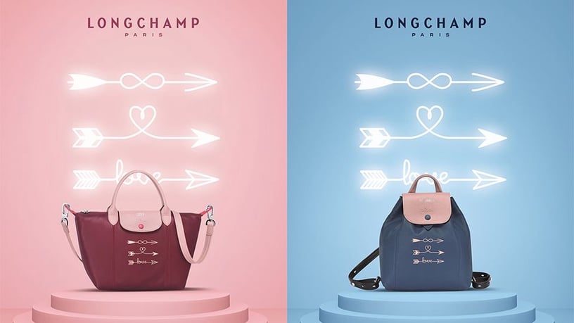 Longchamp 小羊皮訂製包服務!限時2個月，專屬刻字、圖騰、背帶顏色自己搭!