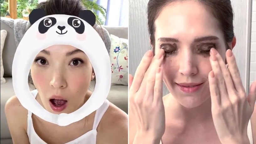 許瑋甯在家化身小熊貓!?搓一搓變出超可愛「熊貓眼」,網友大讚:比圓仔還萌、已戀愛了!