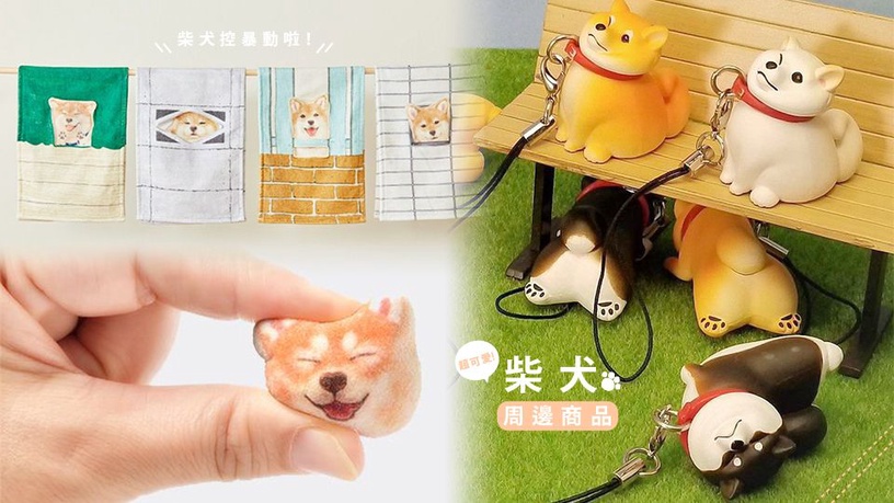 柴犬控周邊買不完!從毛巾、扭蛋到電線保護套,讓你的生活有滿滿的柴犬陪伴!