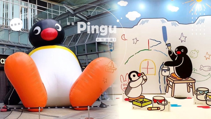 巨型Pingu新竹出沒!超萌企鵝家族氣球、密室逃脫、Pingu首賣商品都在「夏日偶像派對」!