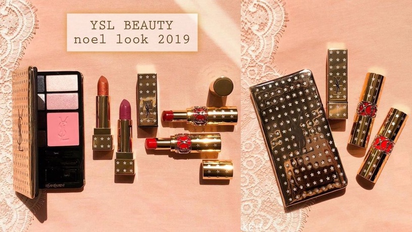 超閃亮YSL!YSL推出2019聖誕彩妝~滿版星星唇膏、氣墊不能錯過!加碼今年絕美彩妝新品~