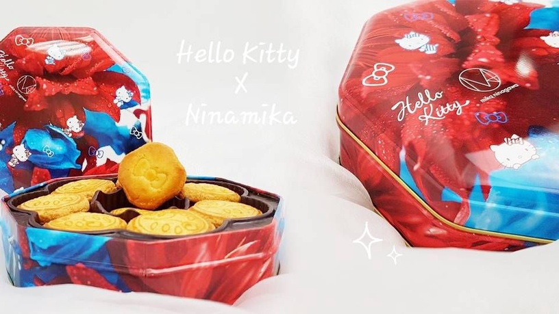 Hello Kitty X 蜷川實花「花椿餅乾」!資生堂甜點店必買的花椿餅乾,聯名Hello Kitty&蜷川實花真的太燒了~