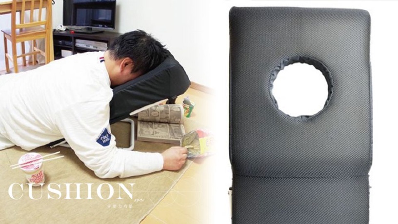 懶人必備「零重力椅墊」!像SPA床的舒適設計,趴著滑手機、看漫畫一整天也不怕痠痛了!