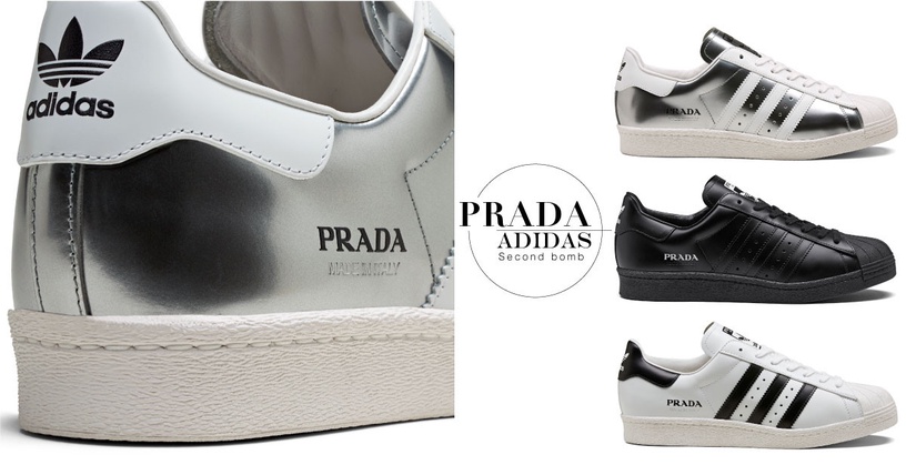 Prada x Adidas 聯名第二彈現身，三款全新色調的Superstar鞋款，時尚迷們千萬別錯過！