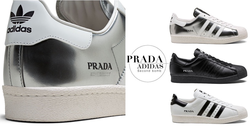 Prada x Adidas 聯名第二彈現身,三款全新色調的Superstar鞋款,時尚迷們千萬別錯過!