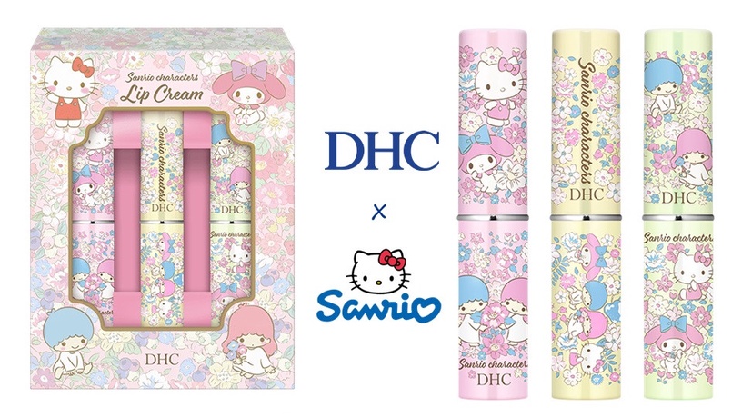 DHC x 三麗鷗聯名護唇膏台灣開賣！超萌Kitty、美樂蒂和Kikilala，滿額還送Kitty手提包