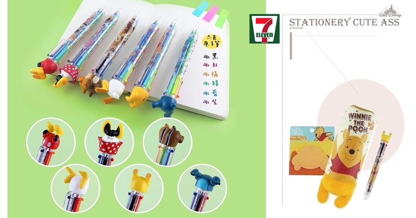 7-11推出「迪士尼文具萌翻屁屁組」!超實用文具組合,更加碼奇奇蒂蒂絨毛玩偶