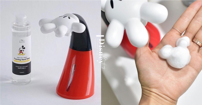 韓國「米奇自動給皂機」登場！米奇手套給的「米奇洗手慕斯」太療癒，迪士尼控必收藏～