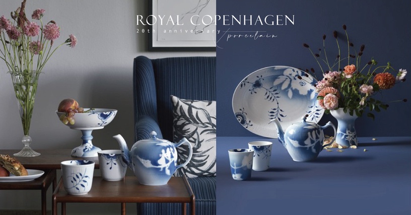 丹麥王妃愛用款餐盤！「皇家哥本哈根」20周年大唐玫瑰美哭，家裡餐桌也能變皇家級御廚