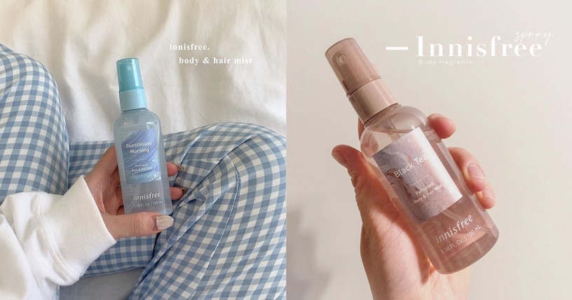 小資女必備!繽紛「Innisfree香水身體髮香噴霧」日本妞IG狂推,照三餐噴也不心痛!