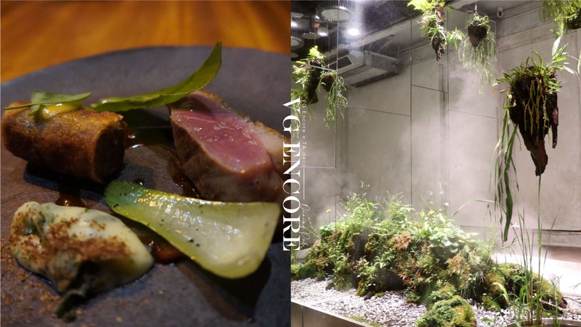 進門先穿過叢林仙境!餐酒館「VG Encore」新開幕,營業至深夜,調酒&套餐都不能錯過