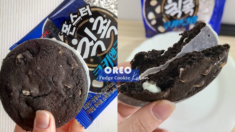簡直是OREO軟餅乾！韓國Monster「巧克力奶油軟餅乾」新口味，濃郁奶油香氣爆發太罪惡