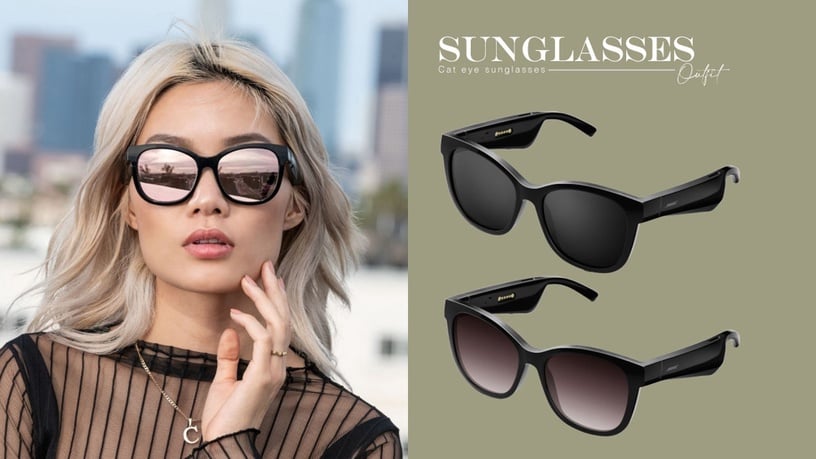 BOSE 最狂「音樂太陽眼鏡」！是太陽眼鏡也是藍芽耳機，時尚「貓眼款」也值得入手