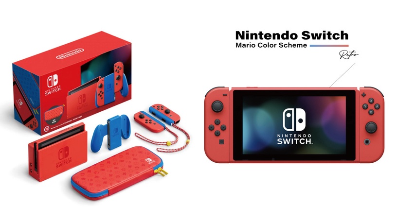 任天堂 Switch 推出全新「瑪利歐版」！復古亮麗紅+藍配色，預計2月在台上市！