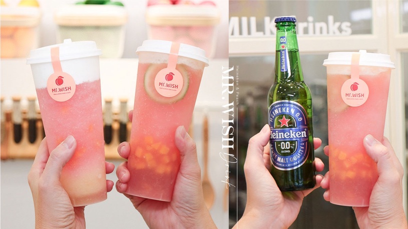 水蜜桃尬上海尼根!Mr.Wish「桃氣醉醉、桃氣芝芝」新上市,限時嚐鮮優惠快收下