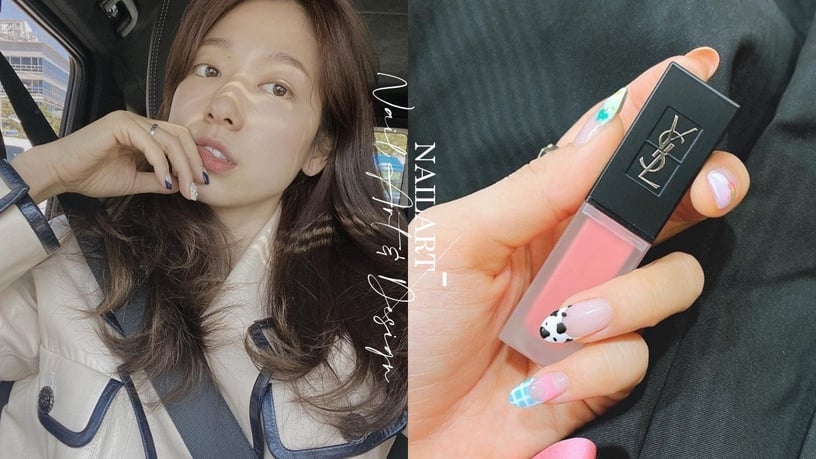 明星美甲特蒐!朴信惠、太妍美甲清爽可愛,表藝珍款顯白、Jennie是繽粉美甲圖鑑
