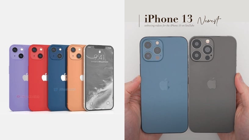 iPhone 13實體機曝光！夢幻新色「Tiffany綠」登場，剪瀏海、巨大鏡頭4亮點一次看