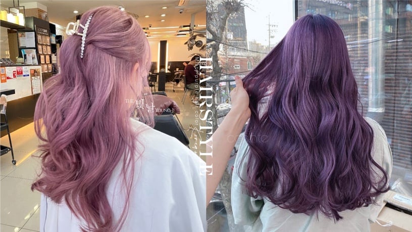 2021韓系「柔霧紫」髮色範本推薦！女神IU、子瑜都愛上，這款更是顯白仙女色