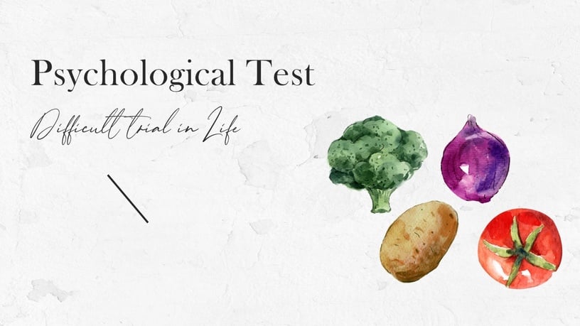 你人生中最大的考驗是什麼？超神準心理測驗，選擇討厭的蔬菜、測出你的人生危機
