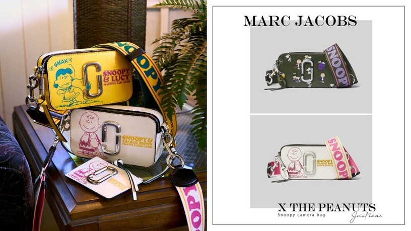 Marc Jacobs x The Peanuts聯名系列登場!史努比相機包萌度爆表,查理布朗衛衣超欠買