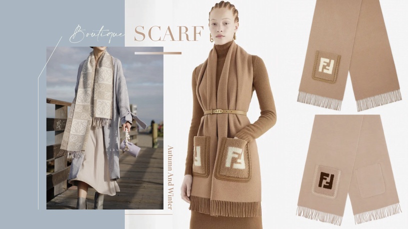 2021秋冬「精品LOGO圍巾」推薦!DIOR、LOEWE爆款絕美,LV、HERMÈS雙色款超時髦!